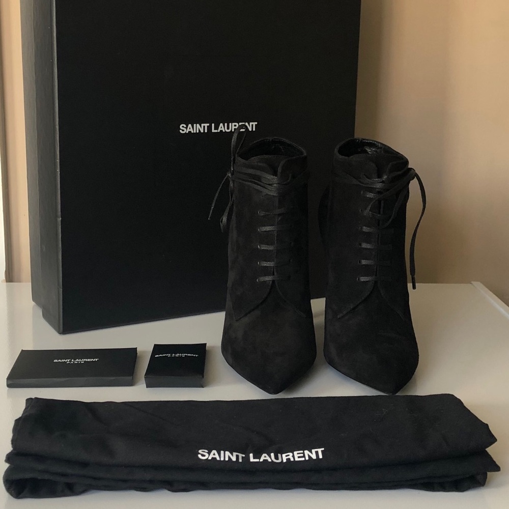 Yves Saint Laurent YSL Era Suede Ankle Boots